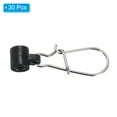 thumbnail image 3 of Uxcell Fishing Line Sinker Slider, with Duo Lock Snap Sinker Slider Weight Connector 6# Black 30Pcs, 3 of 6