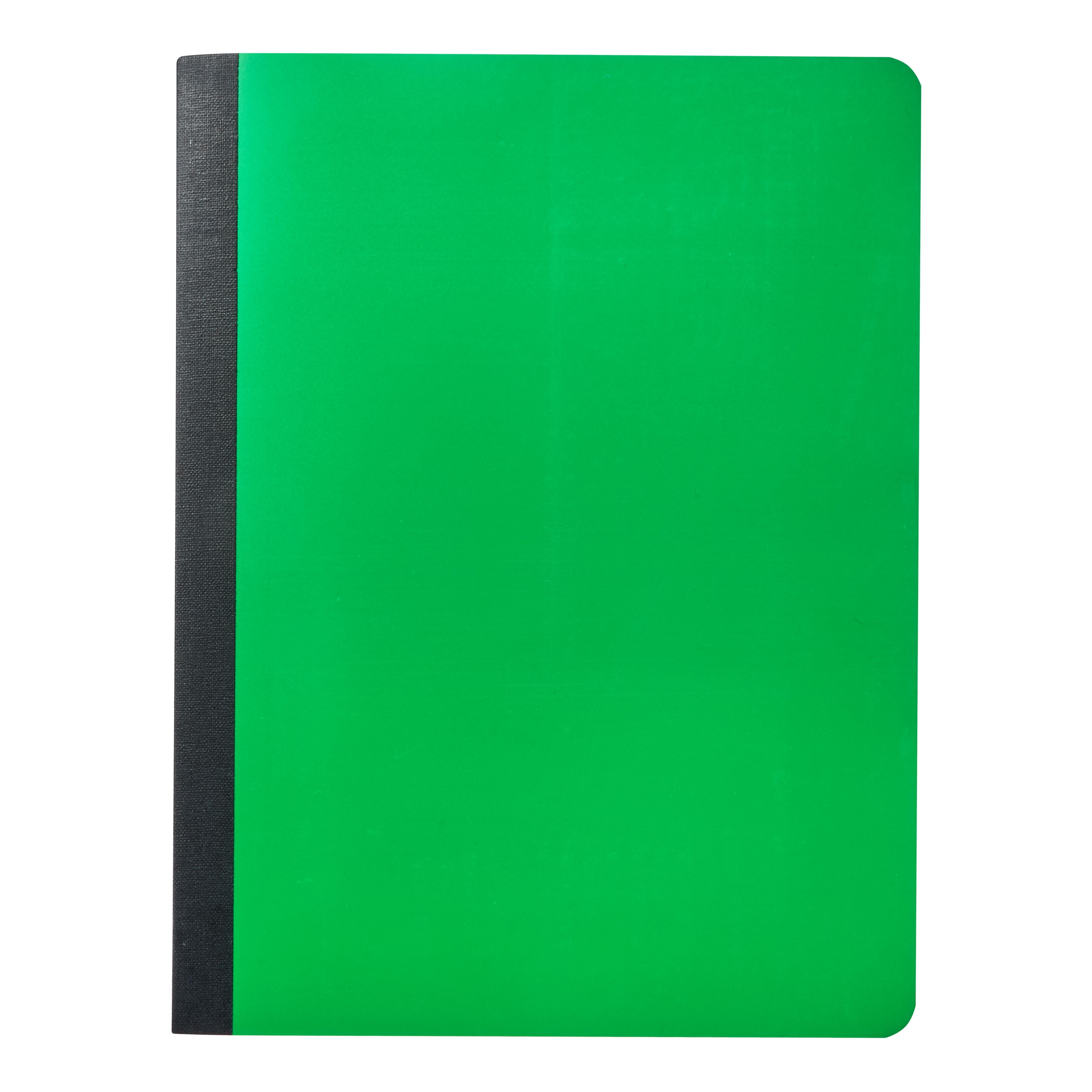 (4 pack) Pen+Gear Composition Book, Wide Ruled, 7.5"x 9.75", Poly Cover, Green, 80 Sheets