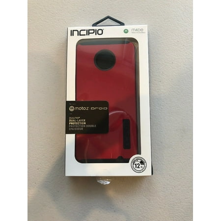 Incipio DualPro Series Case for Motorola Moto Z Droid - Iridescent Red/Black