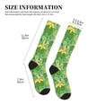 thumbnail image 2 of Picia Cartoon Frog And Lotus Leaf Printed Sports Compression Socks - 15-20mmHg Graduated Compression, High-Performance Soft and Breathable Socks for Men and Women, 2 of 5