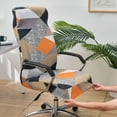 thumbnail image 5 of Stretch Printed Computer Office Chair Covers,Desk Rotating Chair Slipcovers Removable Washable Anti-Dust Spandex Chair Protector Cover for Office Chair-M(14.9-21.6inch)-11, 5 of 8