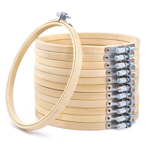 Aros para bordar Caydo, 12 piezas, 17,5 cm, para costura artesanal