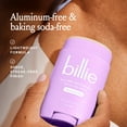 thumbnail image 3 of Billie All Day Womens Deodorant Stick, 2.6 oz, Lavender Milk Scent, 24 Hour Odor Control, Aluminum Free, 3 of 7