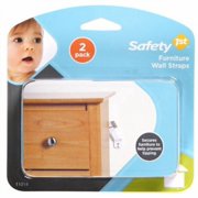 Safety 1st White Plastic Wall Straps 2 pk (11014)