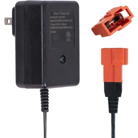 12 Volt Battery Charger for Ride On Toys SL12-07-02 12V Kids Ride On Car Charger,12V Electric Car Riding Toy Battery Power Adapter Square Plug