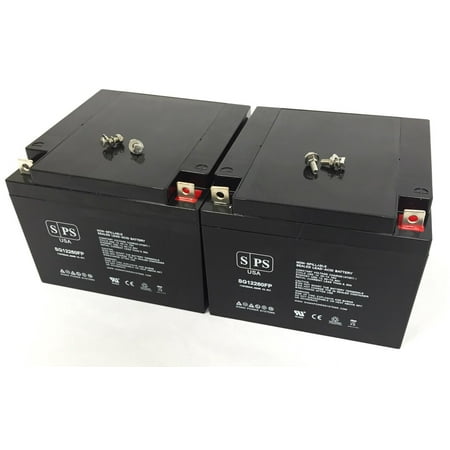 SPS Brand 12V 26AH Replacement battery for Lawn Mower Black & Decker CM500 TYPE3 ( 2 PACK)