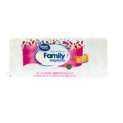 Great Value Family Napkins 600 Cnt / Great Value Servilletas De 600 Cnt