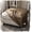 Coffee, variant on Leather Ottoman Slipcover Thick Storage Ottoman Cover Waterproof Footrest Stool Covers Stretch Sofa Slipcovers for Living Room Dog Cat(Black,81-100cm/31-39in)