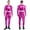 Hot Pink, variant on Alien Cosplay Jumpsuit Men Space Long Sleeves High Waist Metallic Bodysuit for Halloween Parties Blue 3XL