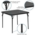 thumbnail image 6 of (2 pack) Emma + Oliver Kids Black 5 Piece Folding Activity Table and Chair Set for Home & Daycare, 6 of 11