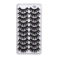 thumbnail image 2 of 10-Pair Eyelashes in 8D Dramatic Style, Wispy Cat Eye Volume Lashes Multipack, Reusable False Eyelashes for Makeup - A, 2 of 4
