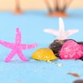 thumbnail image 2 of 5Pcs Colorful Starfish Shell Ornament DIY Miniature Ocean Landscape Decoration, 2 of 8