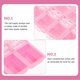 thumbnail image 3 of 4pcs/pack Nail Art Supply Organizer 12 Compartments Plastic Nail Supplies Holder(Black, White, Clear and Red), 3 of 3