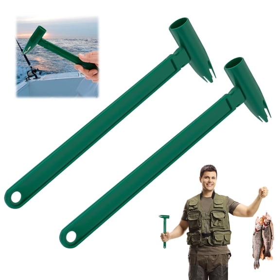 2Pcs Live Bait Catcher Device Quick and Precise Live Bait Holder Tool Cool Gadget for Fishing Angler Fishermen Beginner