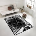 thumbnail image 3 of Black Marble Rug, Marble Rug,Pattern Rug, Black Rug, Modern Rug, Non-Slip Rug, Washable Rug, Area Rug, Marble Decor,Abstract Rug,Custom Rug 2x3ft, 3 of 6