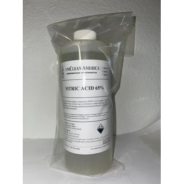 UniClean America Nitric Acid 65% Solution, 16 Fl Oz, New