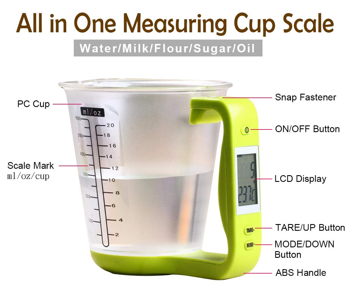 Measuring Cup Hostweigh Kitchen Scales Digital Beaker Libra Electronic Tool  Scale With Lcd Screen Tester Temperature Measurement Cups Y200328 From  Long10, $12.54