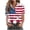 Tops-232Red, variant on Gamivast Shirts for Women Fourth of July Star Print Collared V Neck Short Sleeve Loose Fit Patriotic Shirts Casual Summer Shirts Button Down Going out Vacation Wear