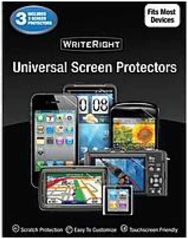 WriteRight 9247401 Universal Screen Protector Kit 3 Pack (Refurbished
