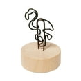 thumbnail image 2 of Place Card Holders Table Number Holders Cute Wooden Place Card Holders Memo Clip Flamingo, 2 of 9