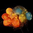 thumbnail image 1 of Chaîne de Pâques Lumières 1.5M 10 LEDs Rougeoyant Easter Egg String, 1 of 5