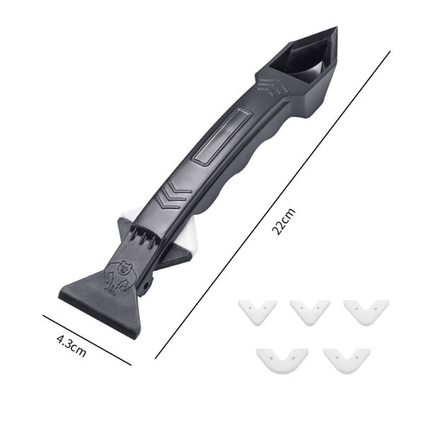 Raspador 5 en 1 removedor de silicona calafateo acabado sellador raspador Kit herramientas plástico Sywqhk Libre de BPA