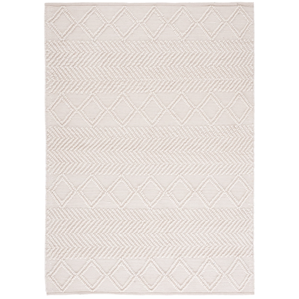 SAFAVIEH Natura Cahir Diamond Area Rug, Ivory, 8' x 10'