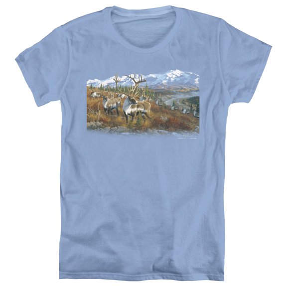 Wildlife - Caribou - Women's Short Sleeve Shirt - Medium