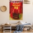 thumbnail image 2 of 60th Birthday Decorations Tapestry, Festive Party Theme Show Inspired Curtains Cakes Box Art Print, Wall Hanging for Bedroom Living Room Dorm Decor, 40W X 60L Inches, Multicolor, by Ambesonne, 2 of 5