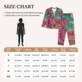 thumbnail image 2 of Salouo Western Desert Skull Cowboy (2) Pattern Women's Pajamas Set Long Sleeve Button Down Sleepwear Soft Pj Lounge Sets for women 2 Piece Pjs Set with Long Pants -Large, 2 of 8