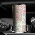 thumbnail image 3 of 20oz Pioneer Flower Skinny Tumblers Stainless Steel Tumbler with Lid and Straw,Vacuum Insulated Double Wall Travel Tumbler Cups with Cleaning Brush for Coffee,Tea, 3 of 6