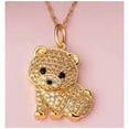 thumbnail image 2 of Colgantes con Dije DogNeck25 2Pzas Pomeranian Dorado Metal Cadena y Dije, 2 of 4