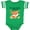 Football Green and White, variant on Inktastic My Grandma Loves Me Little Fox Boys or Girls Baby Bodysuit