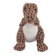 thumbnail image 2 of Soft Puppy Chewing Toy, Dog Squeaky Toy Dinosaur Shape Interactive  For Small Medium Pet Orange,Navy Blue,Light Brown, 2 of 8