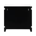 thumbnail image 4 of 3 Drawer Mirrored Chest with Faux Crystal Inlays, Silver- Saltoro Sherpi, 4 of 6