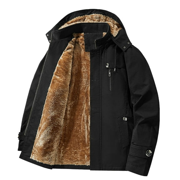 Men's Lightweight Windproof Hooded Jacket for Autumn Winter Outdoor Casual Wear with Comfortable Loose Fit