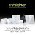 thumbnail image 2 of Enbrighten Z-Wave Plus Smart Receptacle, Works with Alexa, Google Assistant, Tamper-Resistant, Z-Wave Outlet, Always On Outlet, Hub Required, Smart Outlet, Lamps, Small, 2 of 6