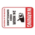 thumbnail image 3 of 24H Video Camera System Warning Sign Wall Decal Surveillance Monitor Decal Public Area Security Camera Sticker Signage, 3 of 3