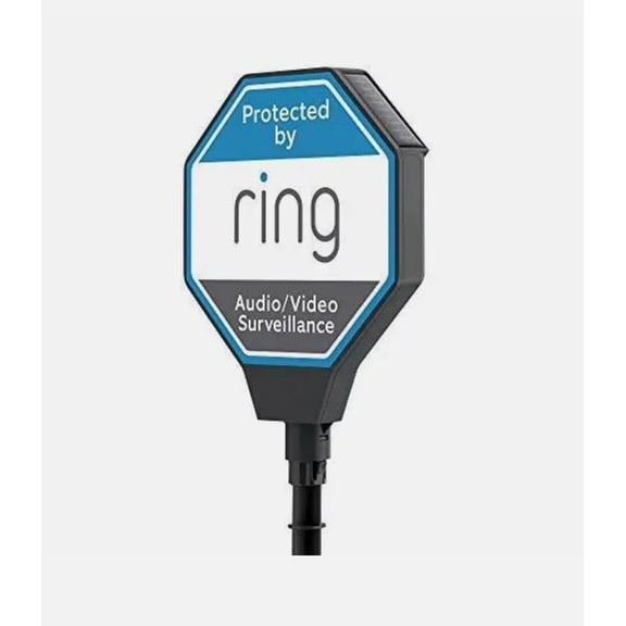 Ring Security Yard Sign (Illuminated & Solar Powered)