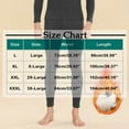 thumbnail image 3 of ZOYOEN Mens Leggings Fleece Lined- Soft Winter Underwear Thermal Pants Base Layer Cold Weather Wear Gray Size 3XL, 3 of 9