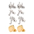 thumbnail image 3 of Juego de pendientes de tuerca Thor Marvel Studios de acero inoxidable, 4 pares, 3 of 6