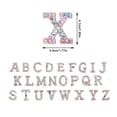thumbnail image 3 of Veeogra Clearance,home decorStickers,Letter Patch Set Of Pearl Rhinestone Shiny Pearl Letter Patch Clothes Applique Imitation Pearl Letter Patch (Colorful) DIY Letter Stickerroom decor, 3 of 9