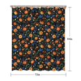 thumbnail image 4 of Pioneer Flower Floral Print Pattern Shower Curtain 72"x84", Bathroom Decorative Shower Curtain Set with 12 Hooks, Waterproof Washable, 4 of 5