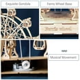 thumbnail image 4 of 3D Wooden Puzzles Ferris Wheel Music Box Model to Build Building Kit_Special Gift, 4 of 5