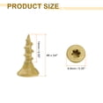 thumbnail image 2 of Uxcell 50Pcs Tornillos para Terraza #8 x 3/4" Tornillos de Madera Exteriores Torx con Broca T25, 2 of 7