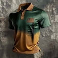 thumbnail image 4 of CHENge Patriotic Shirt For Independence Day Celebration Casual Button Down Top With Breathable For Comfort And Everyday Wear,M, 4 of 5