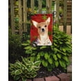 thumbnail image 2 of Carolines Treasures RDR3012GF Rouge Flocon de Neige Chihuahua Drapeau de Noël Jardin Taille, 2 of 3