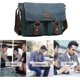 thumbnail image 3 of Bolso de hombro de lona vintage Bolso de hombro unisex Bolso de mensajero de lona para hombres / mujeres, bolsos de hombro para iPad de 7.9 pulgadas, para el trabajo, la universidad, los viajes, los deportes Azul L ACTIVE Biensenido a ACTIVE, 3 of 5
