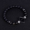 thumbnail image 5 of PillyBalla Aventurine Pyramid Stone Bracelet, Tiger Eye Bracelet Yoga 7 chakra White Crystal Tiger Eye Stone Cut Pyramid Hands 2pcs, 5 of 6