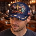 thumbnail image 5 of vlrwzc 250th Anniversary USA Baseball Cap 1776-2026 Eagle Embroidered Hat, 5 of 7